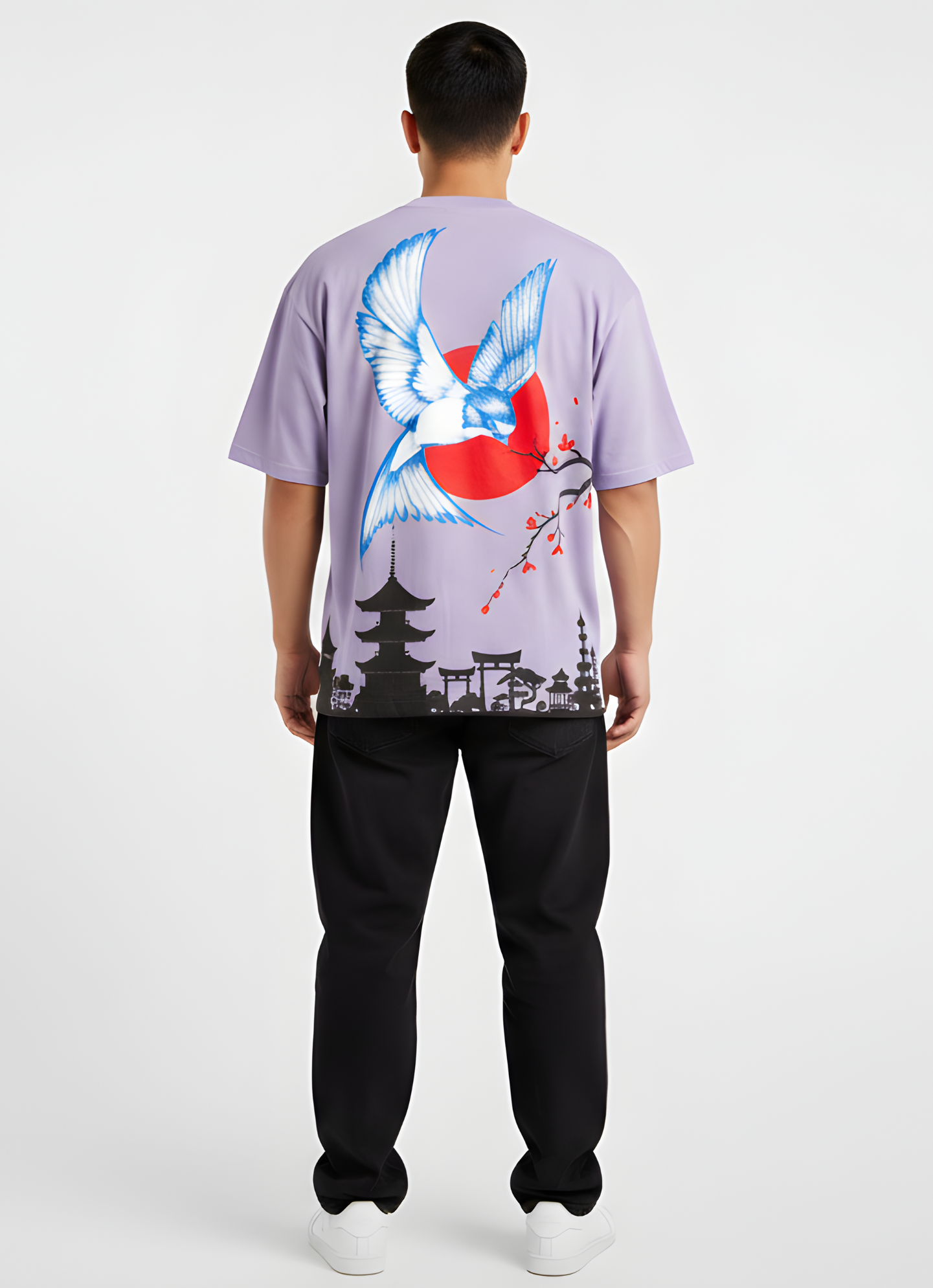 Kyoto Flight Relaxed Fit T-Shirt- Premium Cotton