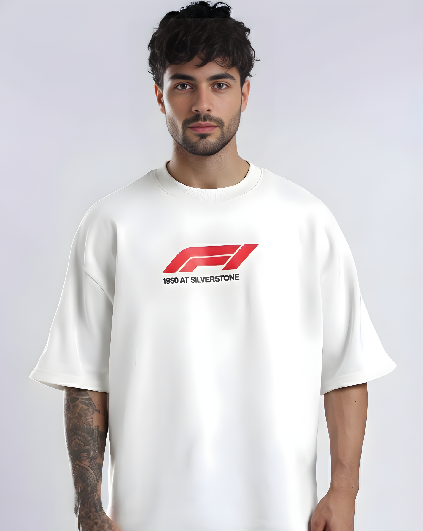 F1 Car Relaxed Fit T-Shirt- Premium Cotton